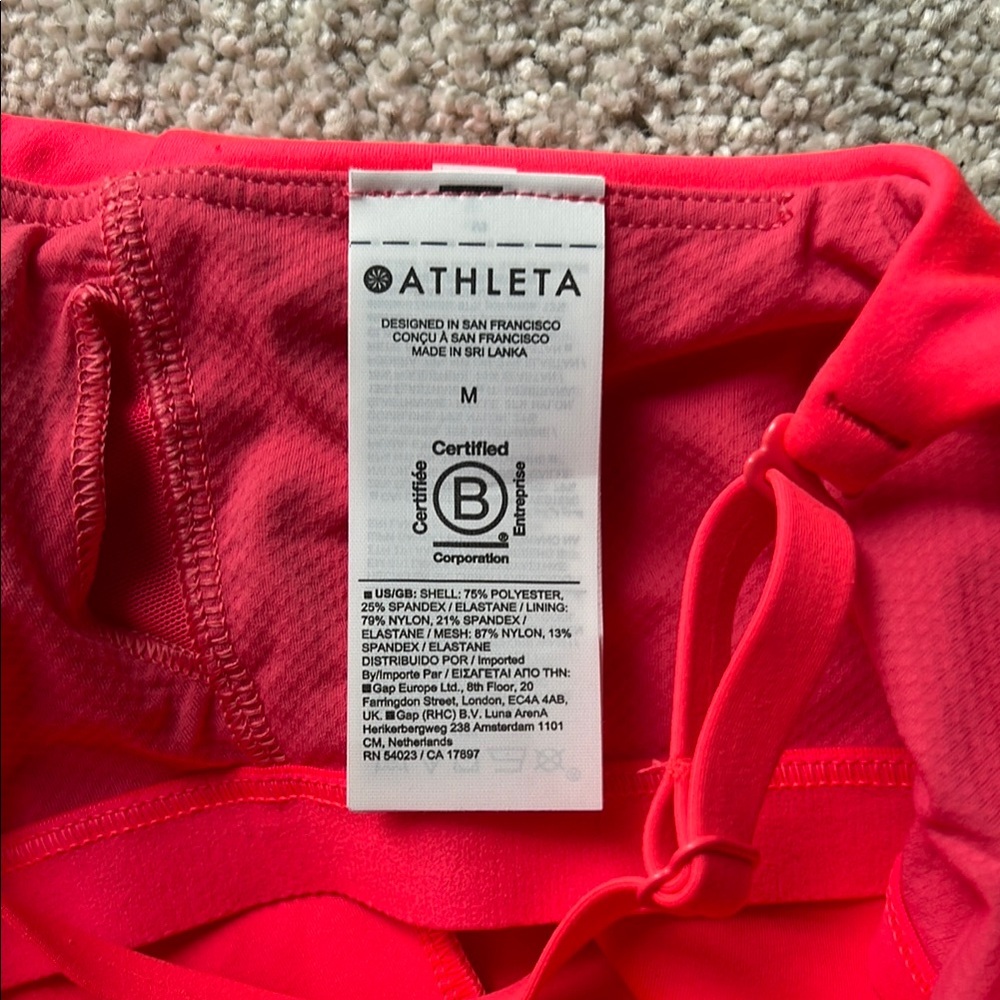 Athleta Bright Pink Activewear Sports Bra - Picture 6 of 6